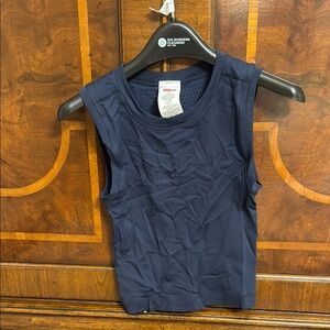 Navy Sleeveless Women's Top